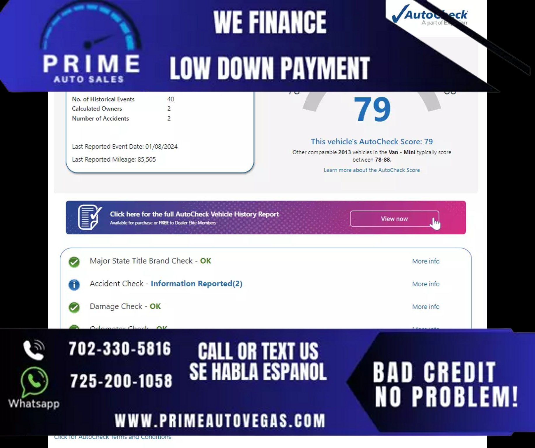 2013 Dodge Grand Caravan Passenger SE Minivan 4D