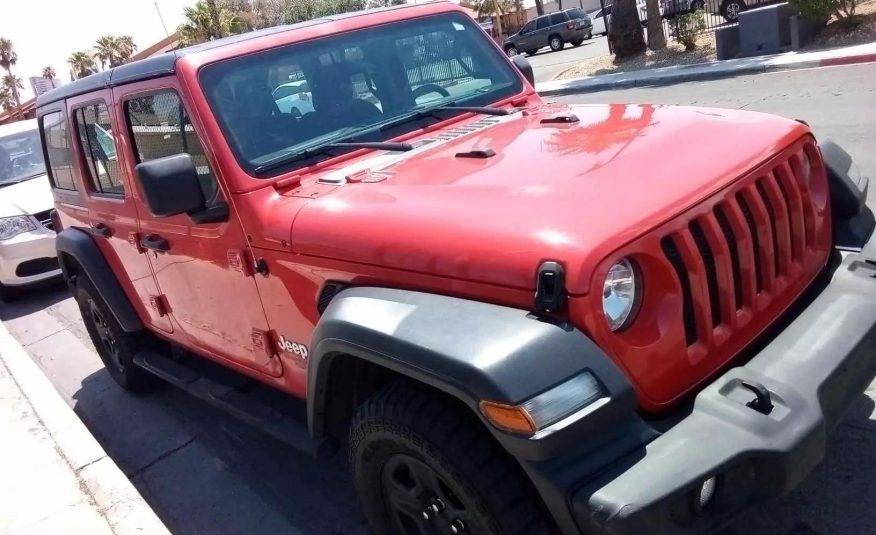 2019 Jeep Wrangler Unlimited Sport S Sport Utility 4D