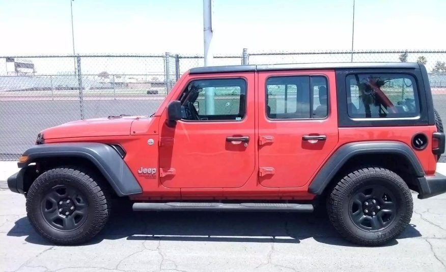 2019 Jeep Wrangler Unlimited Sport S Sport Utility 4D