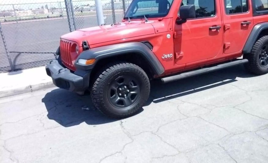 2019 Jeep Wrangler Unlimited Sport S Sport Utility 4D