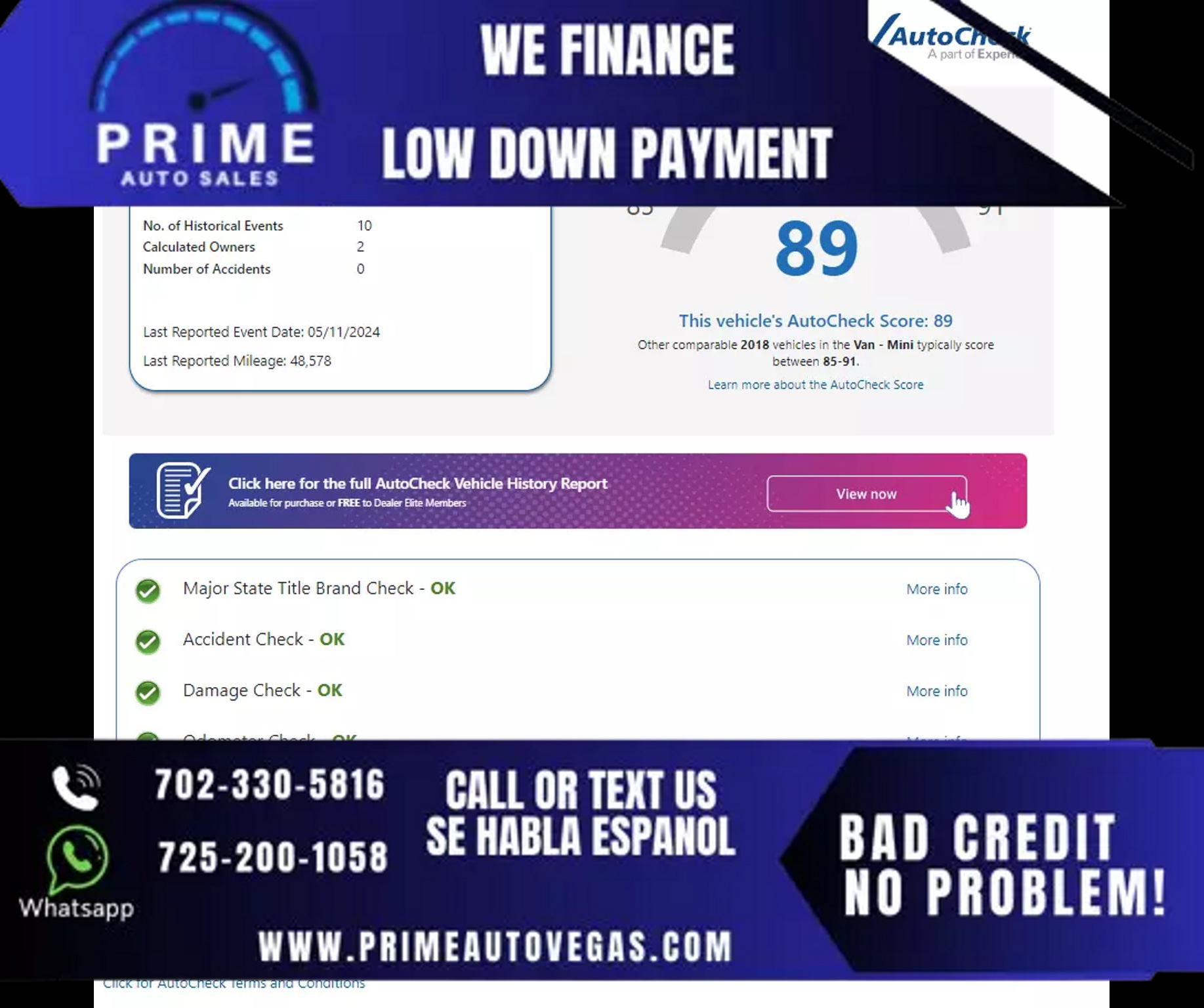 2018 Chrysler Pacifica L Minivan 4D