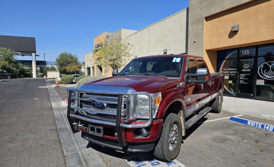 2014 Ford F350 Super Duty Crew Cab Platinum Pickup 4D 8 ft