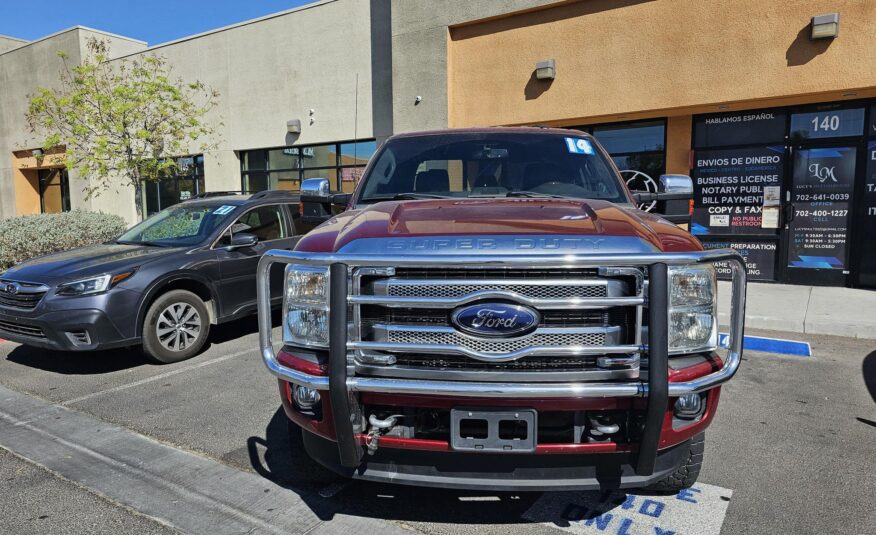 2014 Ford F350 Super Duty Crew Cab Platinum Pickup 4D 8 ft