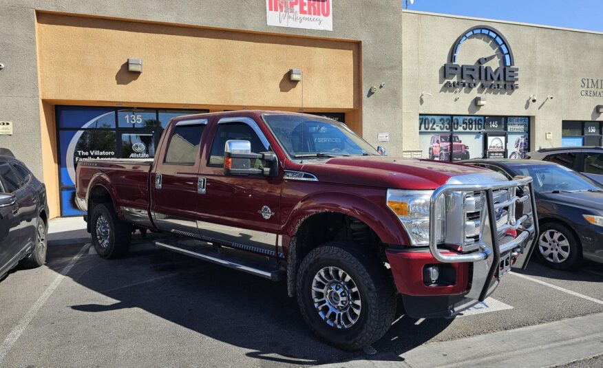 2014 Ford F350 Super Duty Crew Cab Platinum Pickup 4D 8 ft