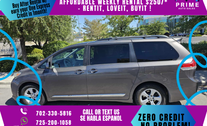 2011 TOYOTA SIENNA GREY