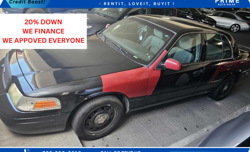 2011 Ford Crown Victoria Sedan 4D Police Interceptor 4.6L V8