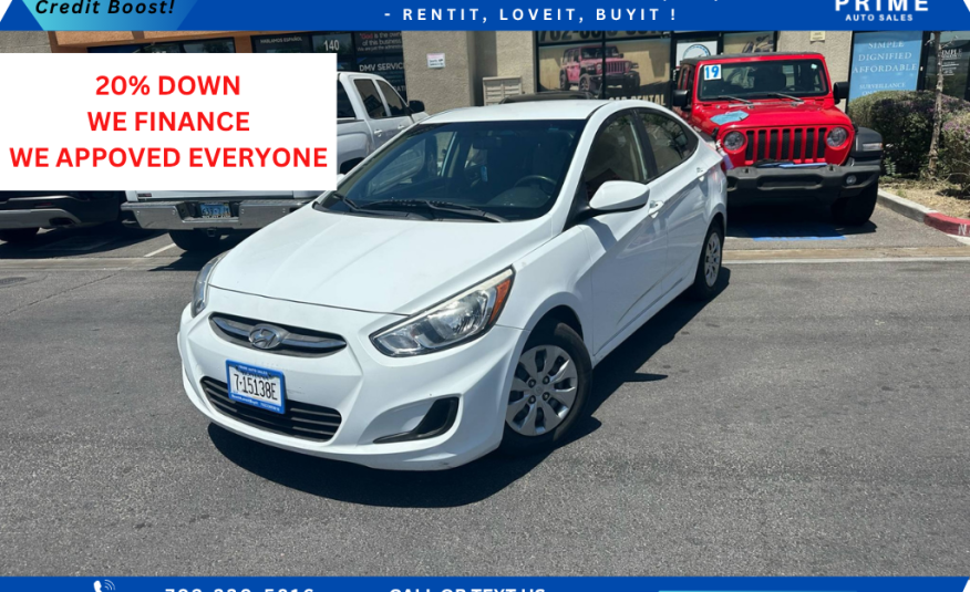2017 Hyundai Accent SE Sedan 4D