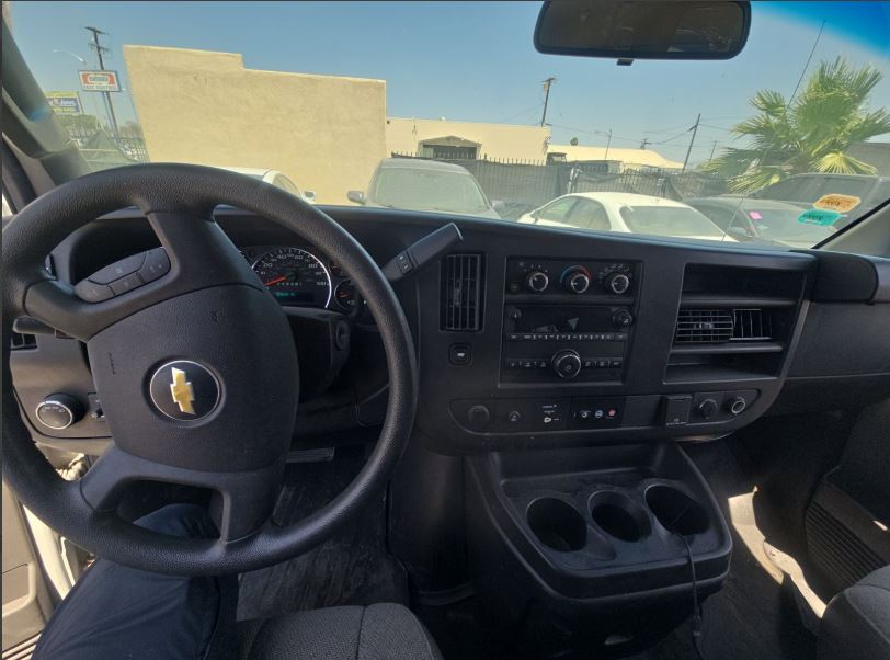 2017 Chevrolet Express 3500 Passenger LT Extended Van 3D