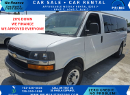 2017 Chevrolet Express 3500 Passenger LT Extended Van 3D